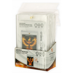 PHOENIX SHIELD &ndash; Lot de 5 Protection acrylique magn&eacute;tique pour carte