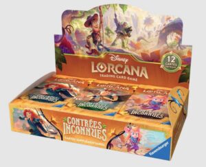 Disney Lorcana - Boîte de 24 Boosters - Chapitre 12 : Contrées Inconnues