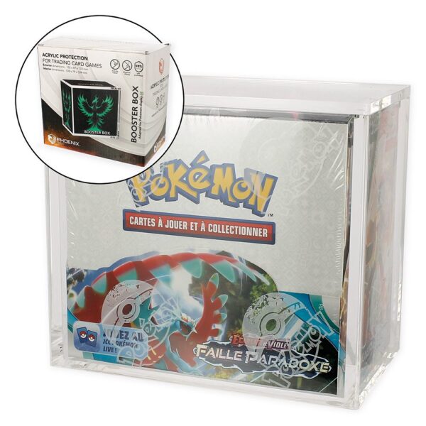 accphx001--1 Boite-vitrine acrylique pour display Pokemon - Phoenix Shield