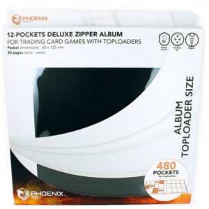 accphx014--1 Deluxe Portfolio TOPLOADER 12 cases (480 cartes) - Phoenix Shield