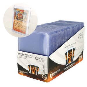 Lot de 100 Top Loaders 35PT 7.5x10cm - Phoenix Shield