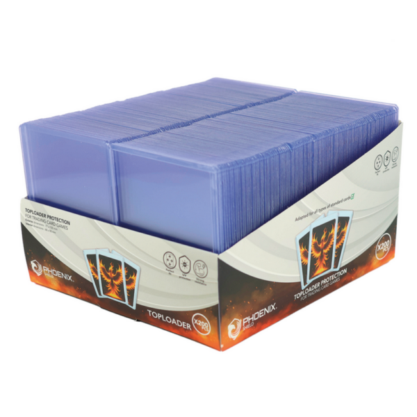 Lot de 200 Top Loaders 35PT 7.5x10cm - Phoenix Shield