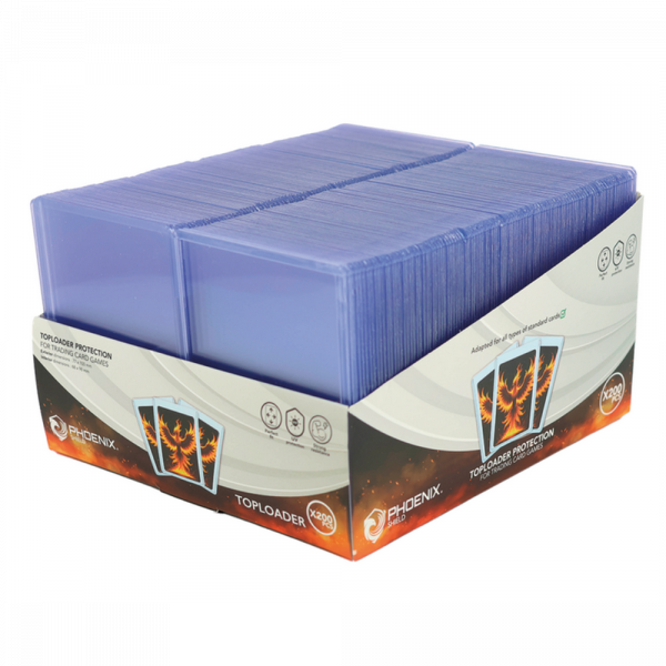 Lot de 200 Top Loaders 35PT 7.5x10cm - Phoenix Shield