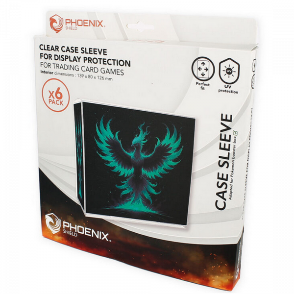 Boite de 6 protection PVC pour display Pokemon - Phoenix Shield