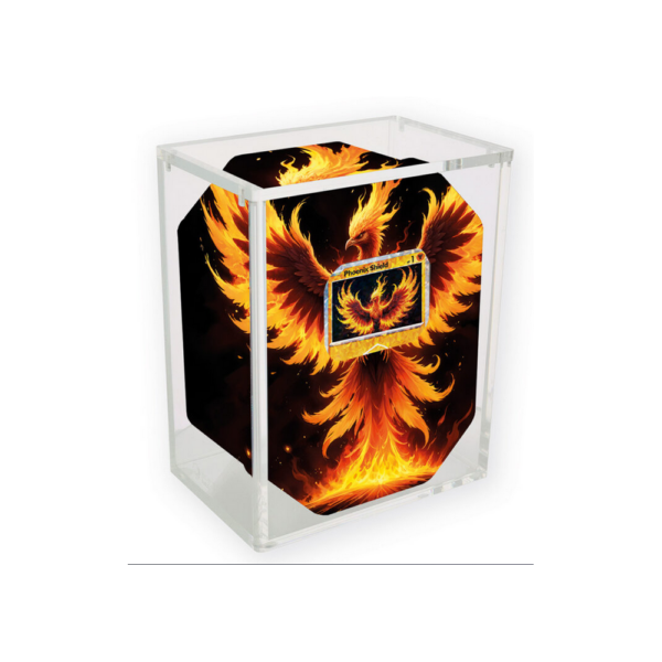 Boite-vitrine acrylique pour Pokebox Tin - Phoenix Shield
