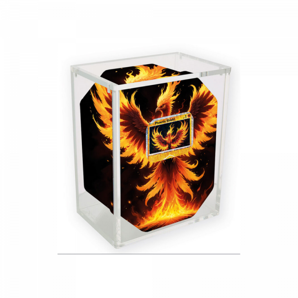 Boite-vitrine acrylique pour Pokebox Tin - Phoenix Shield