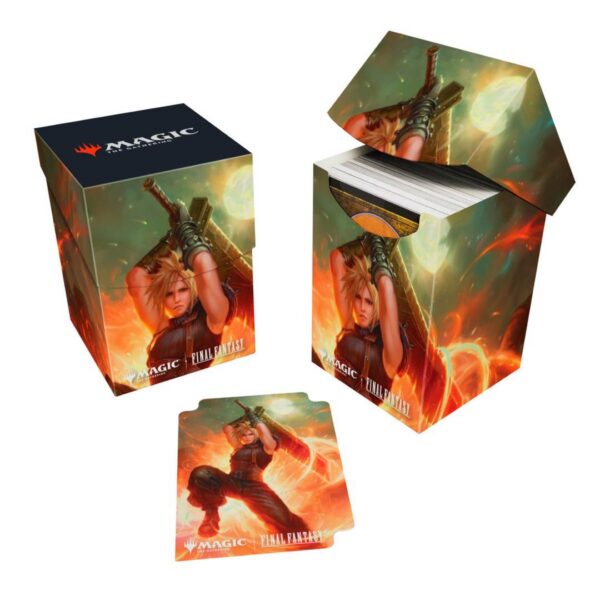 23355 Ultra Pro - FINAL FANTASY 100+ Deck Box Commander A for Magic: The Gathering - Cloud